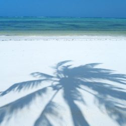 Breezes beach at high tide
